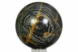 Polished Picasso Marble Sphere - Utah #351387-2